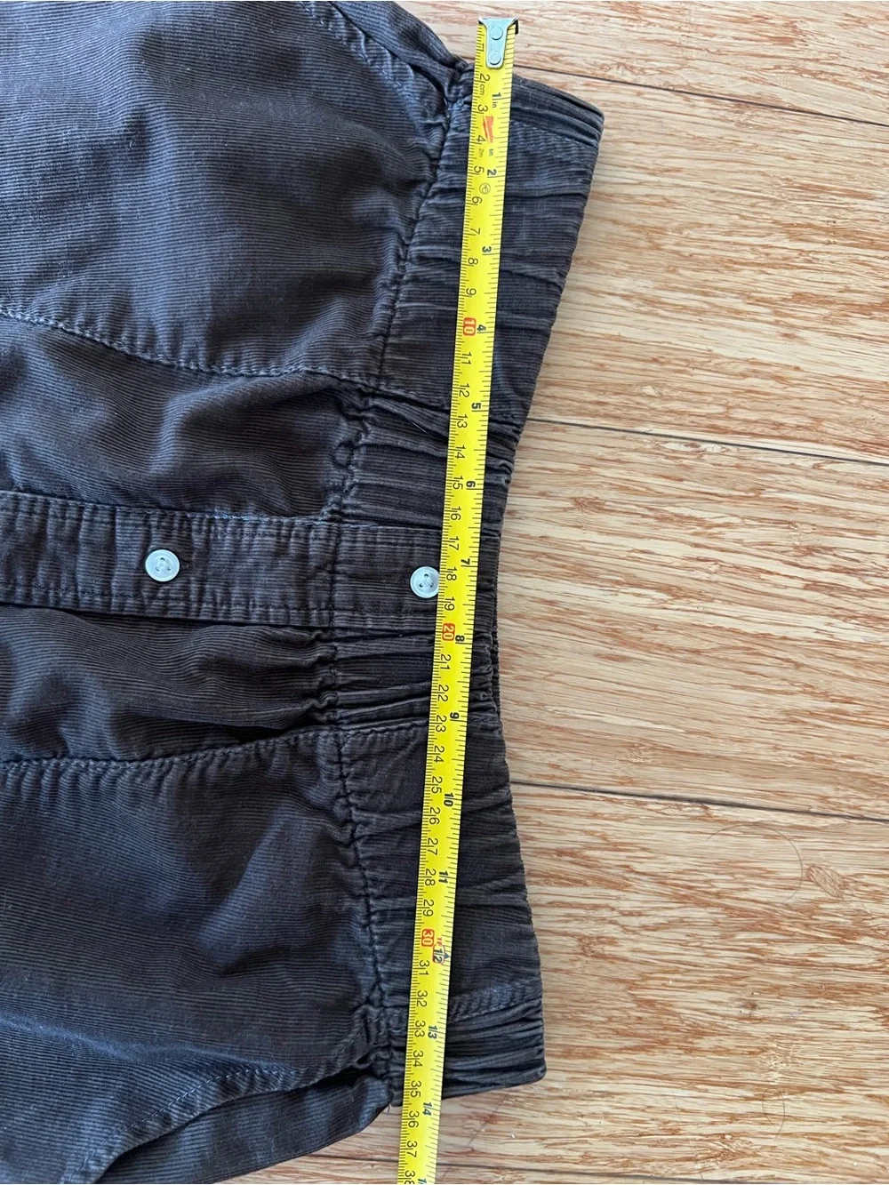 Urban Renewal Recycled Brown Corduroy Mini Skirt Size S/M